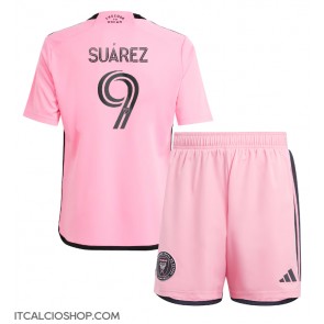 Inter Miami Luis Suarez #9 Prima Maglia Bambino 2024-25 Manica Corta (+ Pantaloni corti)
